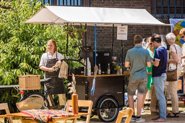 Streek-bakkie op locatie